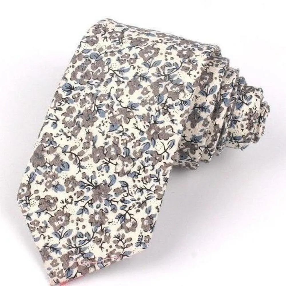 Floral Cotton Boho Tie