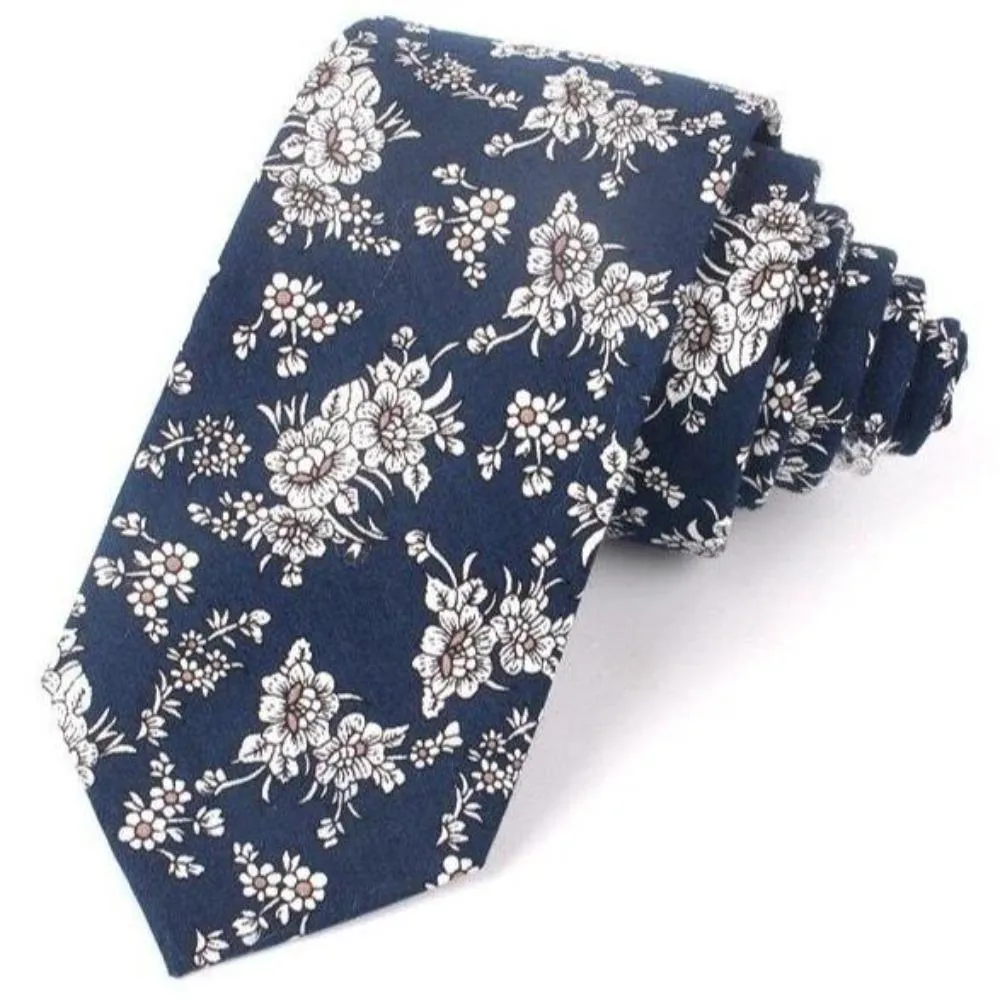 Floral Cotton Boho Tie