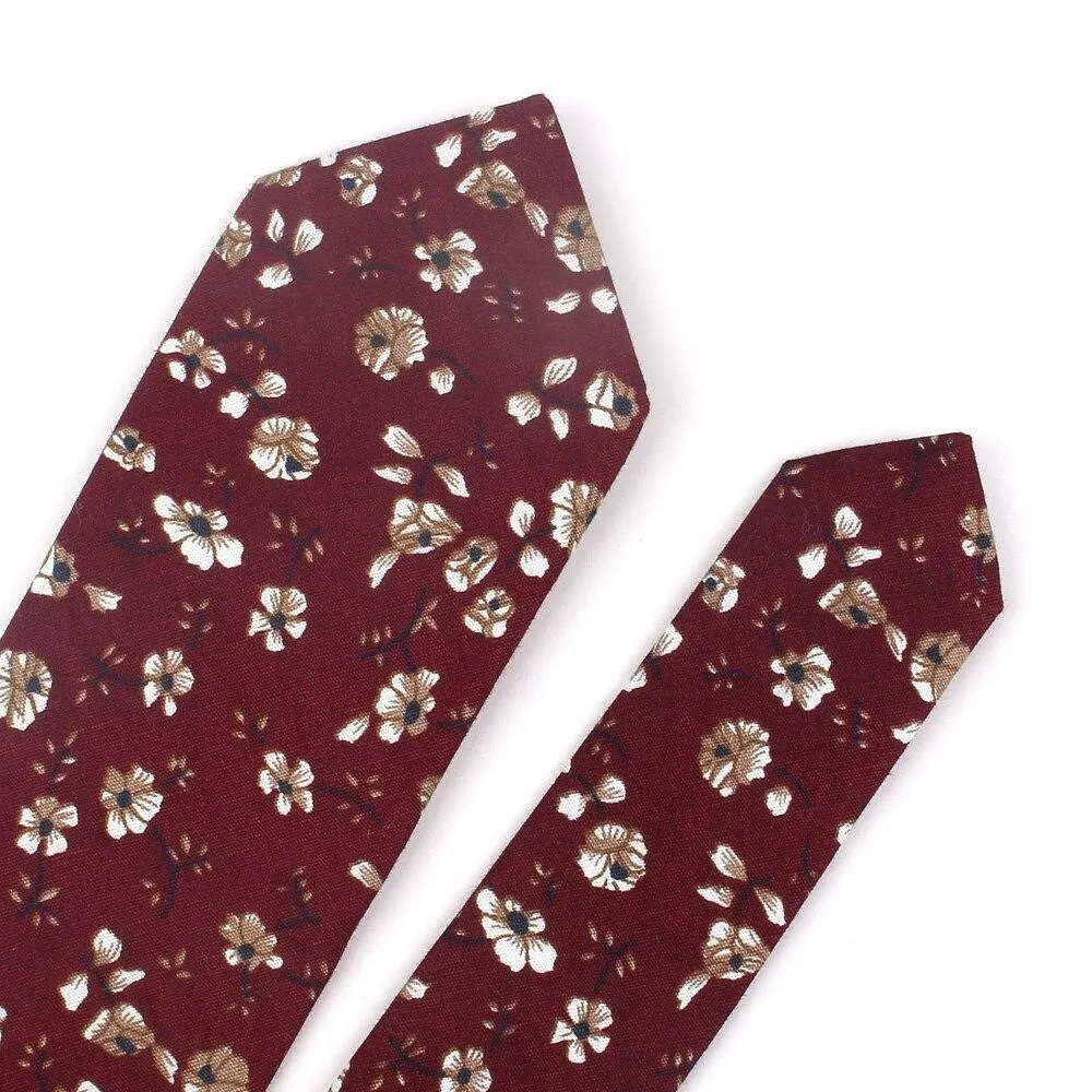 Floral Cotton Boho Tie