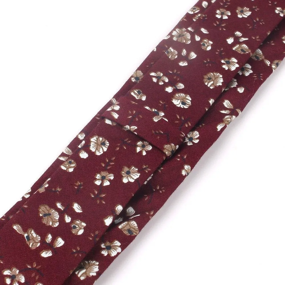 Floral Cotton Boho Tie