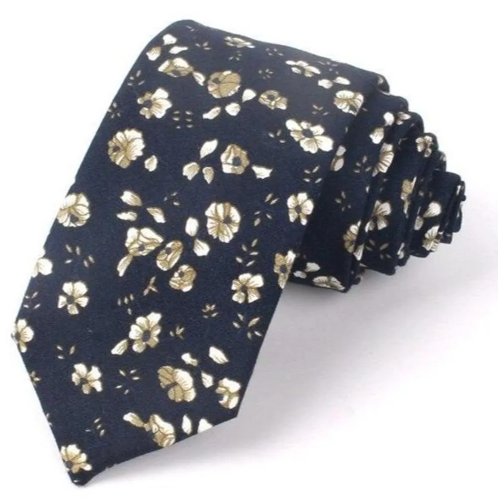 Floral Cotton Boho Tie