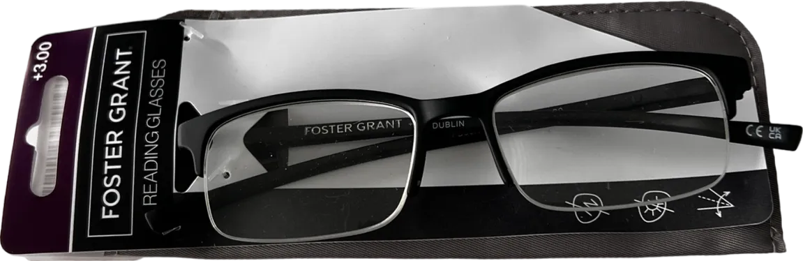 foster grant Dunlin Lenses Reading Glasses  Black  3