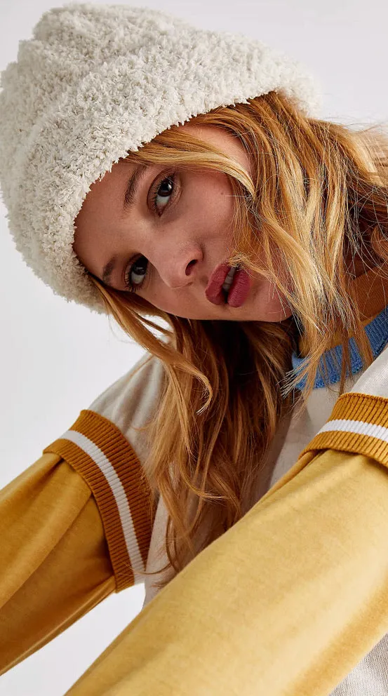 FREE PEOPLE CLOUD RIB BEANIE HAT