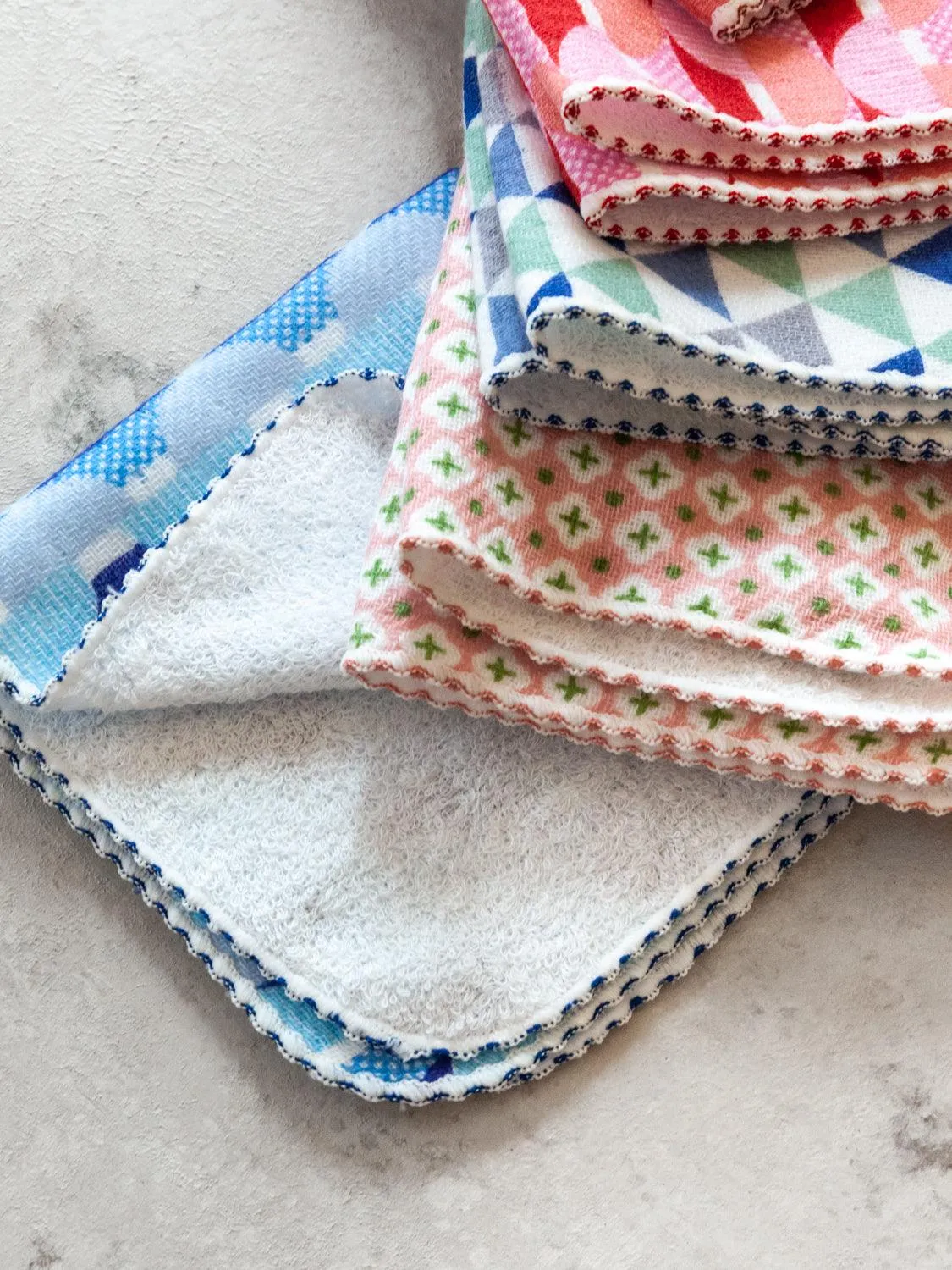 Haikara Little Handkerchief Pattern, Sudare Pink
