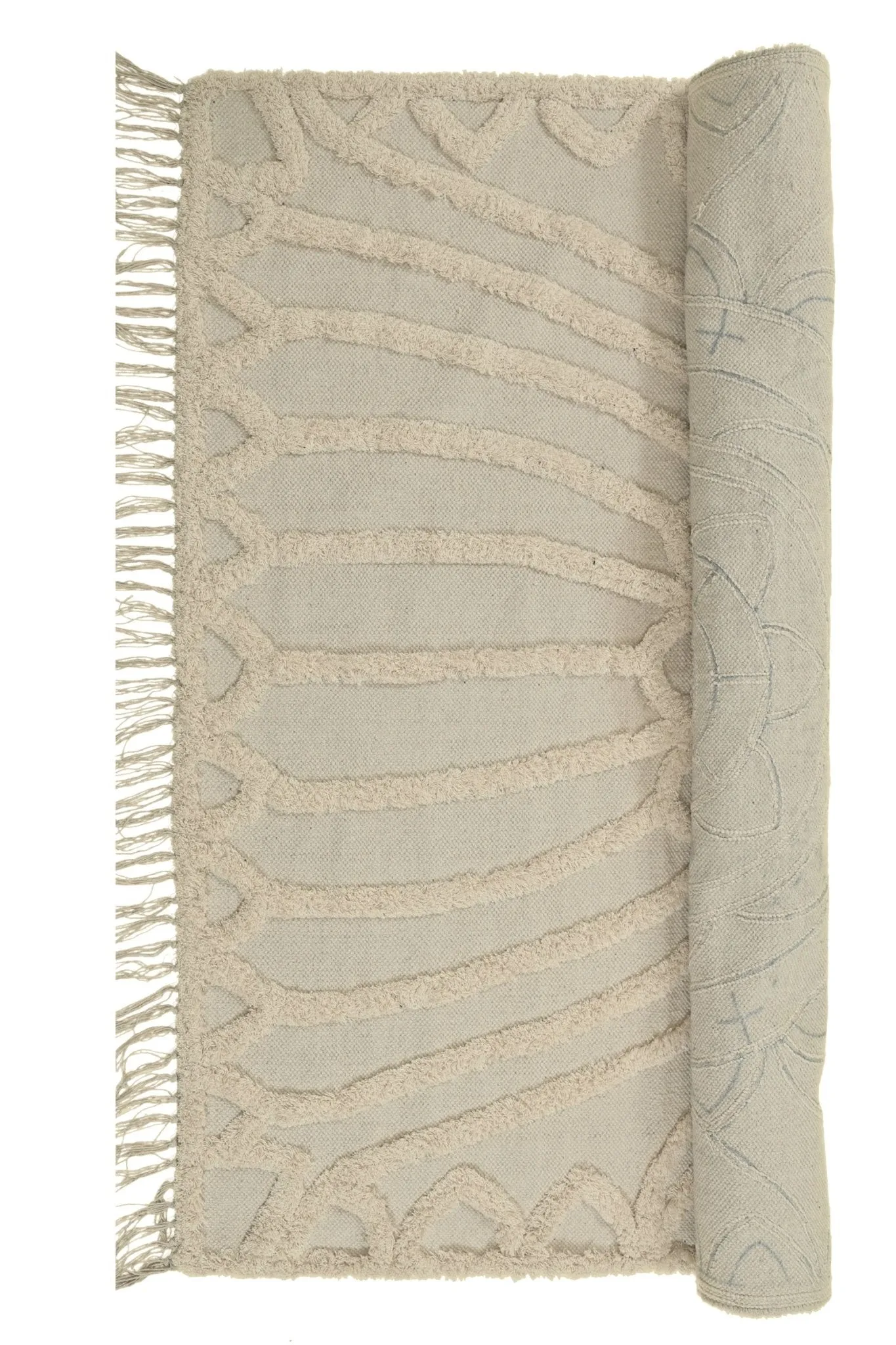INDIANA - HAND EMBROIDERED COTTON RUG