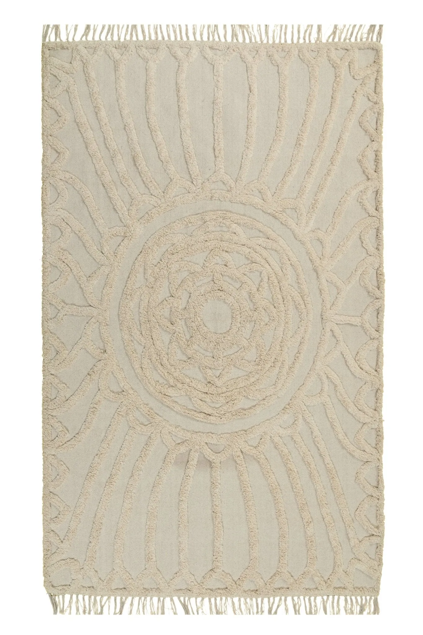 INDIANA - HAND EMBROIDERED COTTON RUG