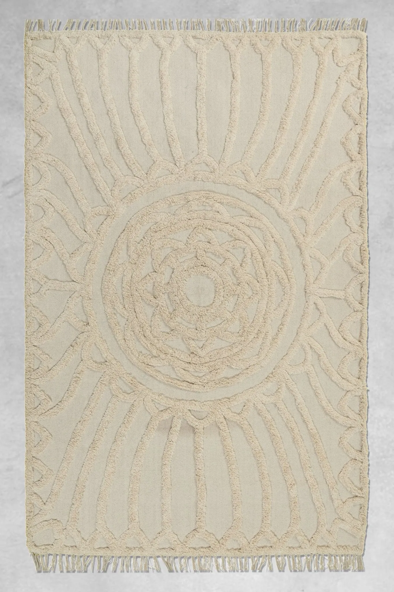 INDIANA - HAND EMBROIDERED COTTON RUG
