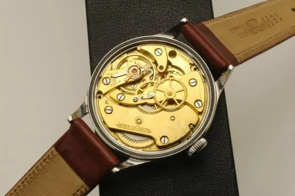 Jaeger-Lecoultre Watch 1940's Manual Stainless Steel Case Antique