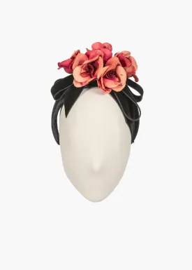 Jennifer Behr x New York Vintage Eliza Headpiece -- Black Rose
