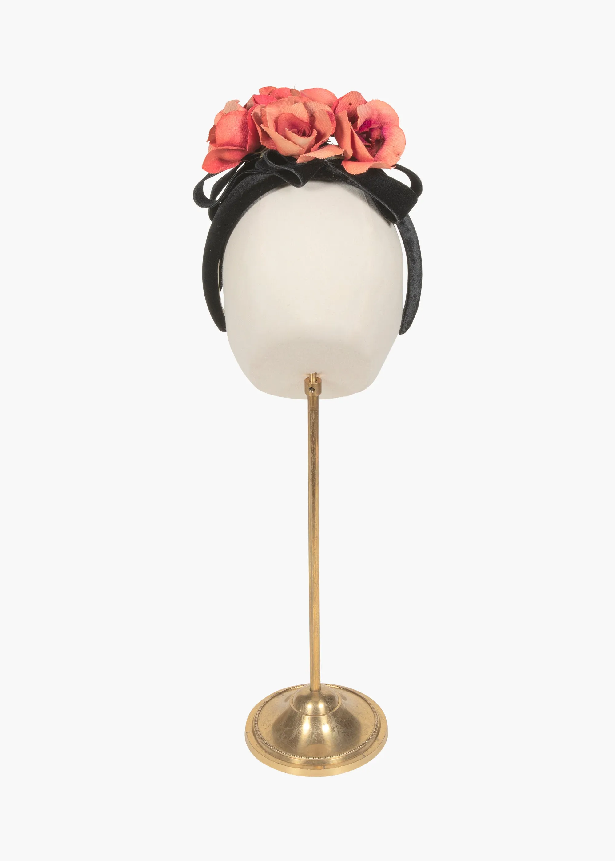 Jennifer Behr x New York Vintage Eliza Headpiece -- Black Rose