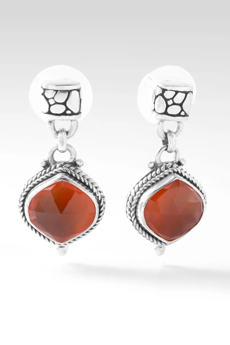 Joyful Earrings™ in Carnelian