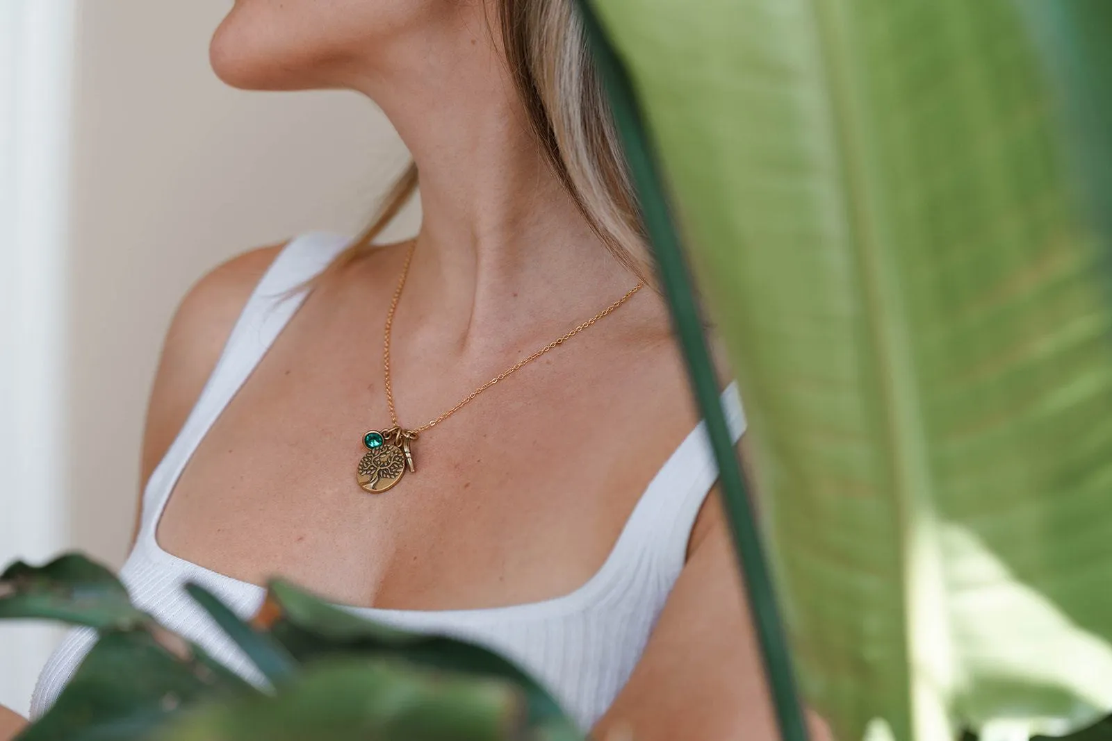 Juillet - Rubis: Birthstone Necklace