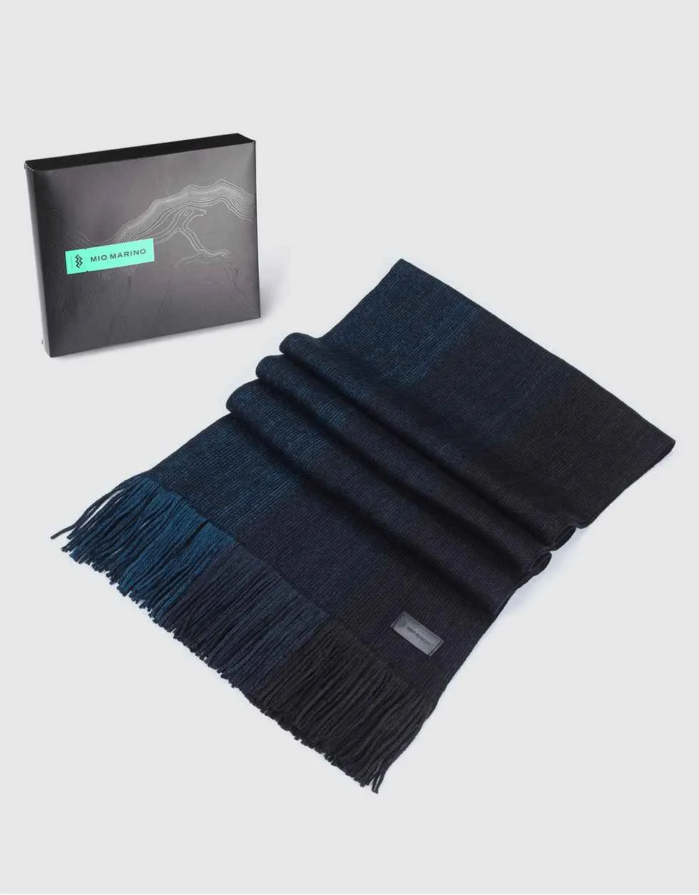 King Striped Knit Scarf