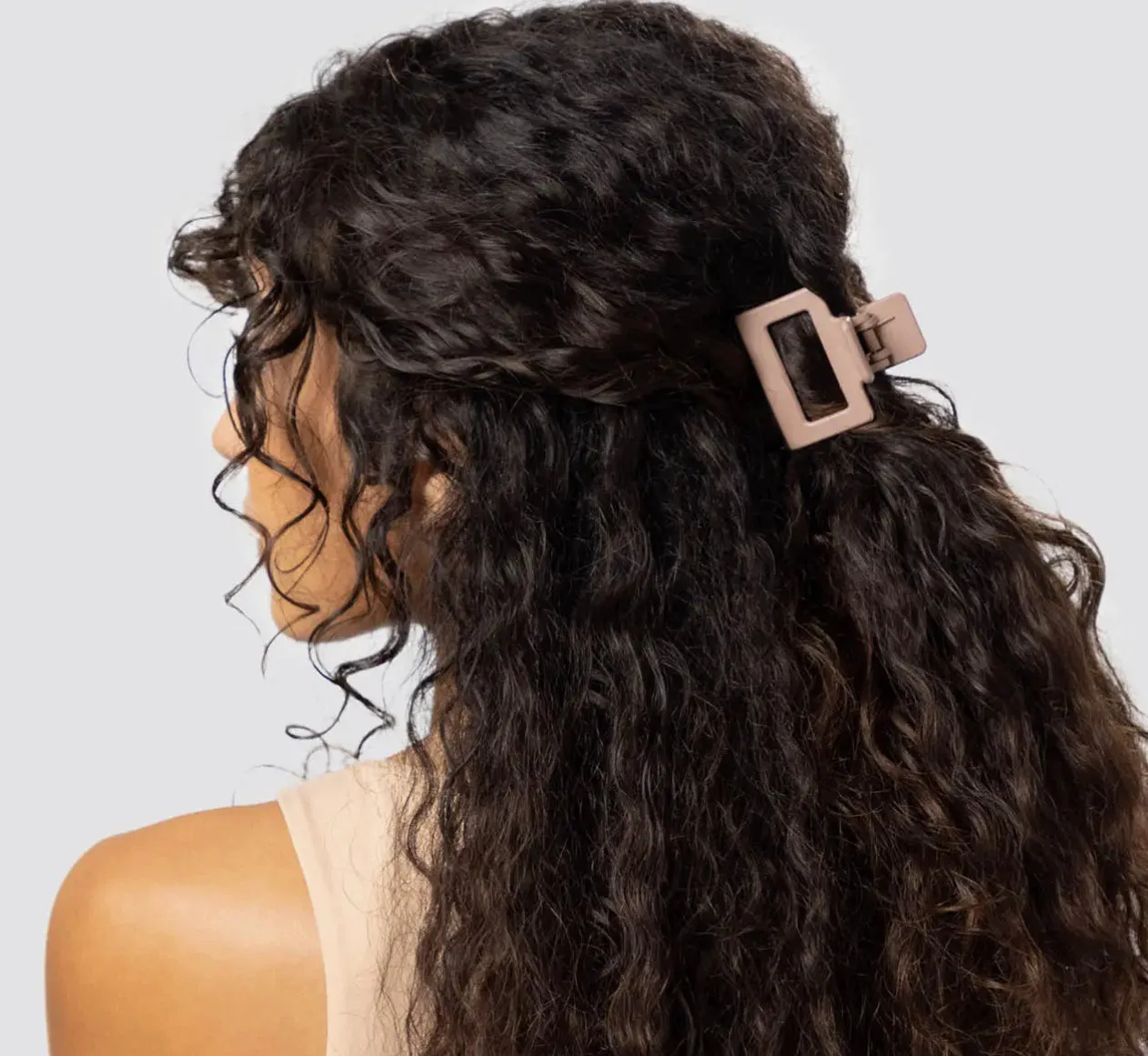 KITSCH RECYCLED PLASTIC ASSORT CLAW CLIP OVERSIZED 3PC