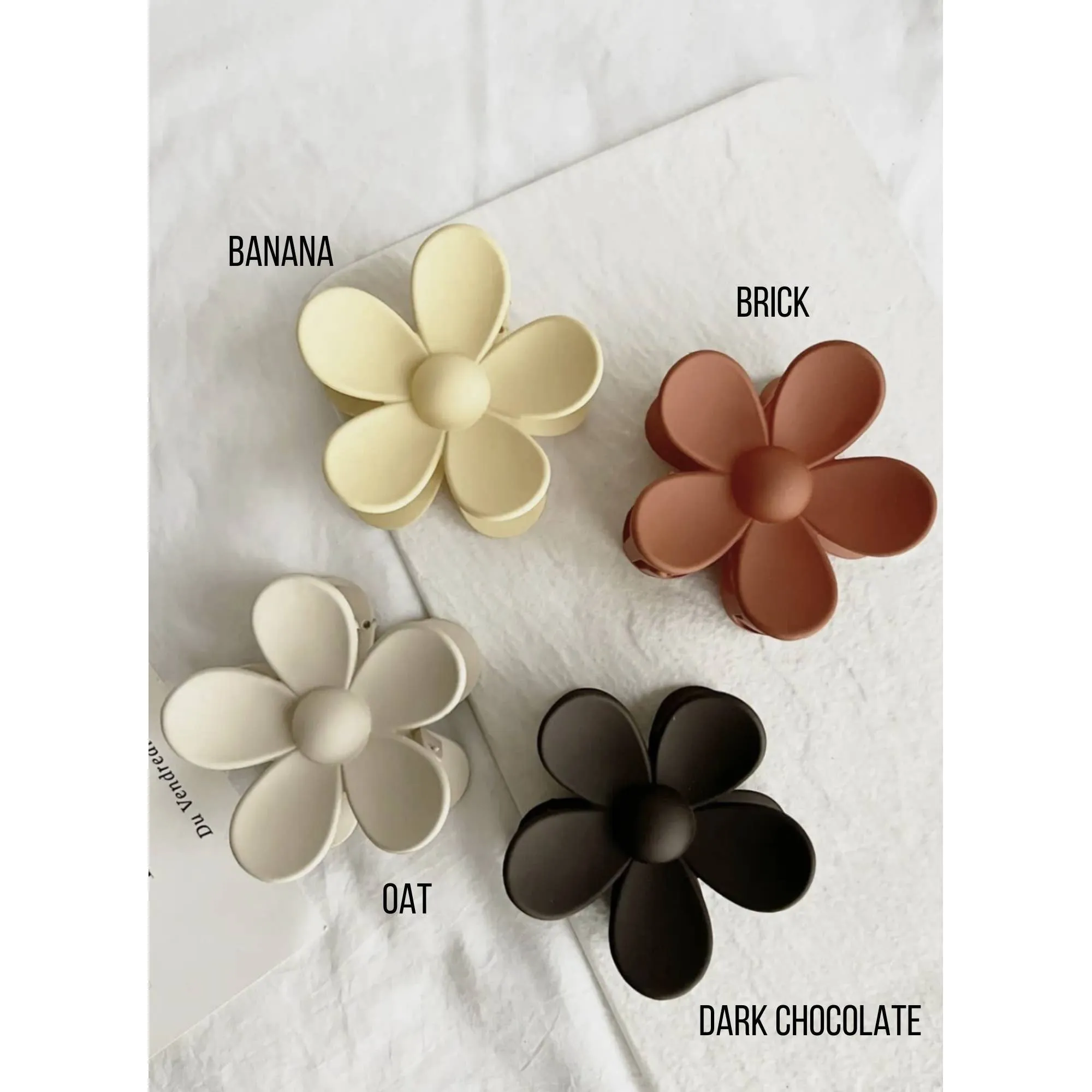 Large Daisy Flower 3"x3" Hair Claws