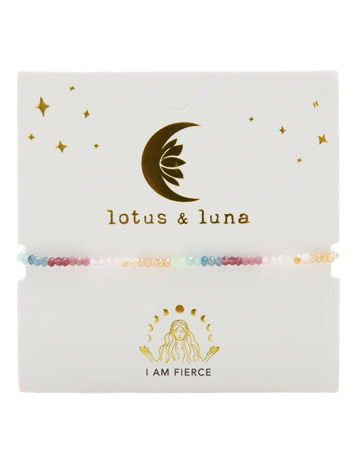 Lotus & Luna "I Am Fierce" Goddess Bracelet