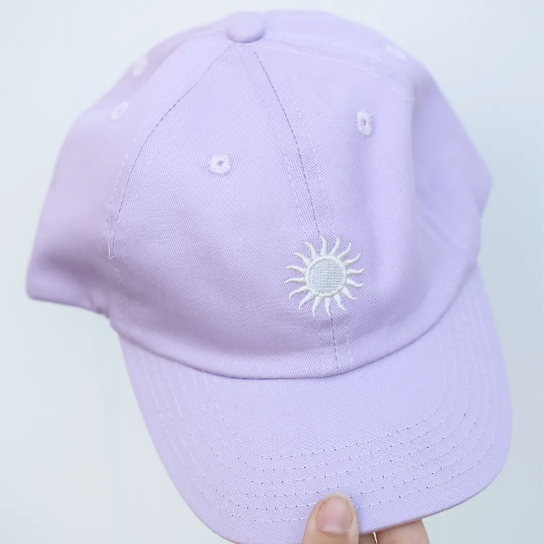 Matching Sun Cap - Lilac