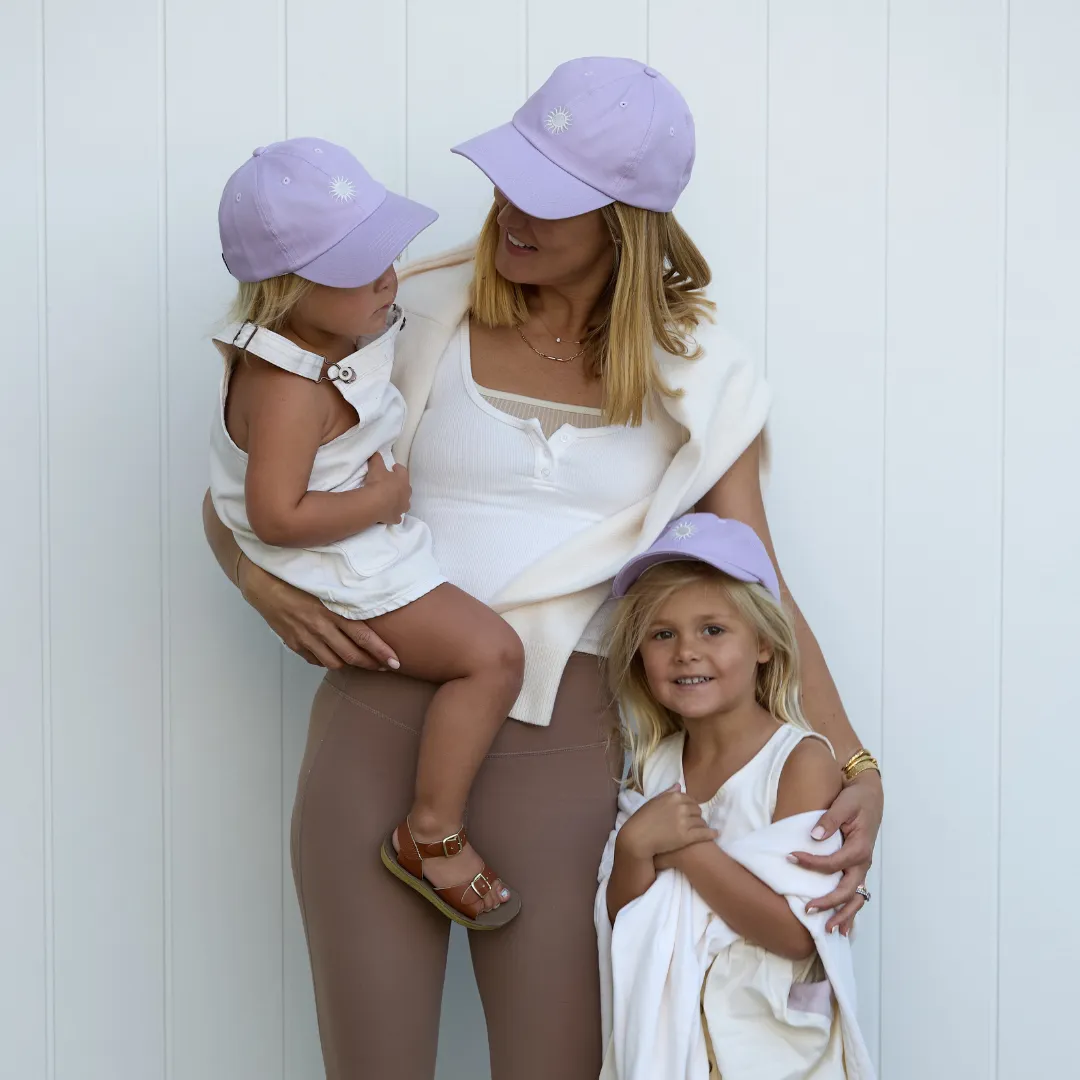 Matching Sun Cap - Lilac