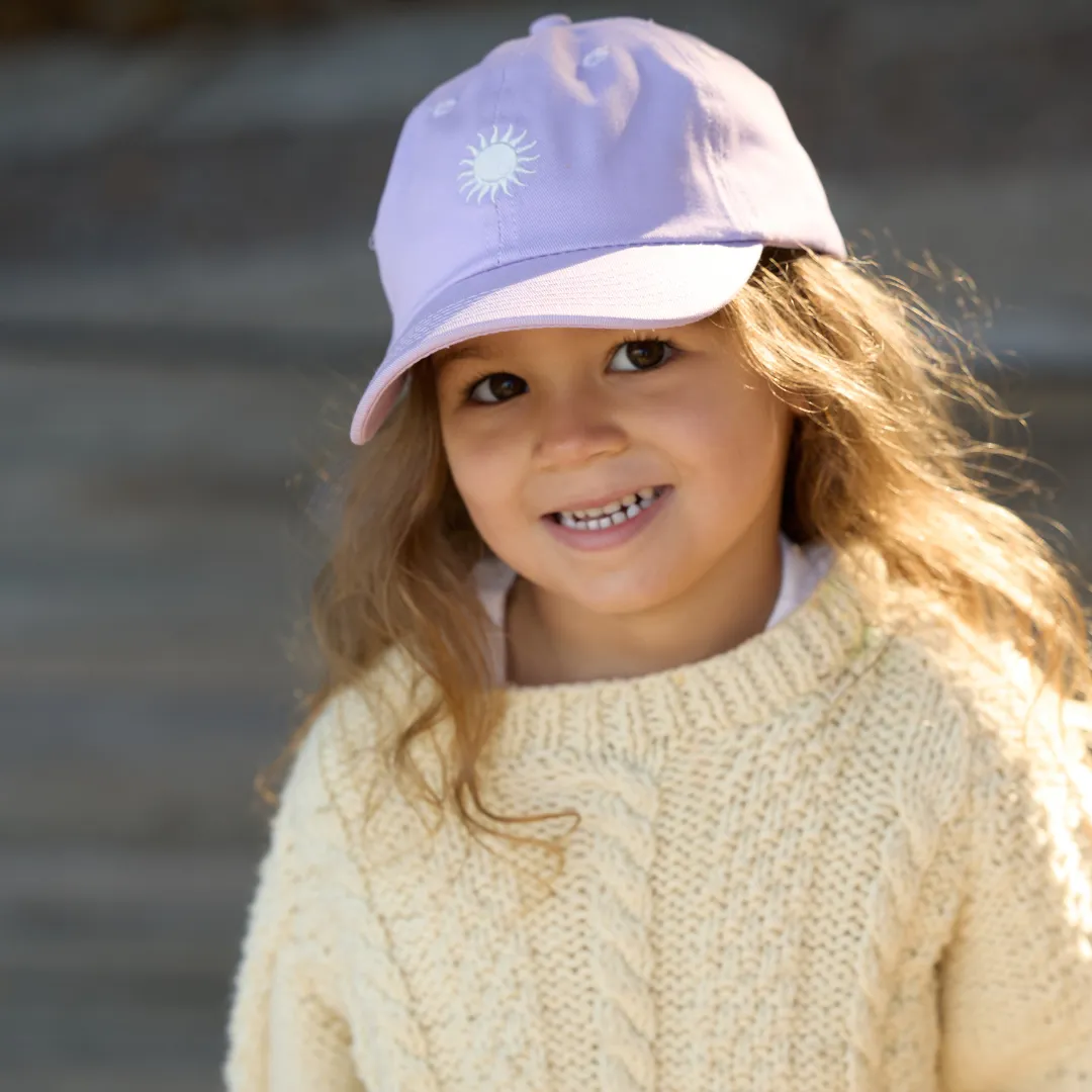 Matching Sun Cap - Lilac