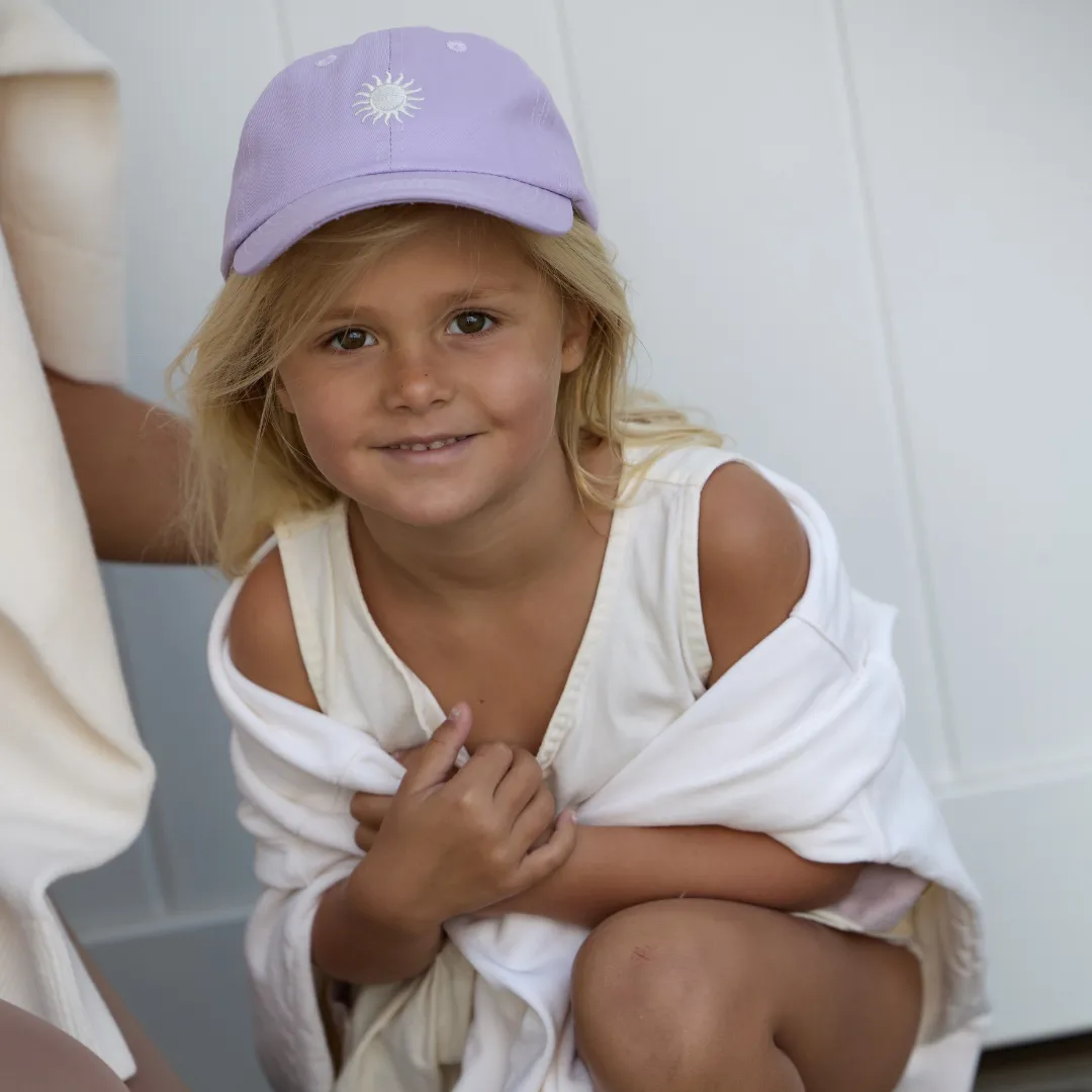Matching Sun Cap - Lilac