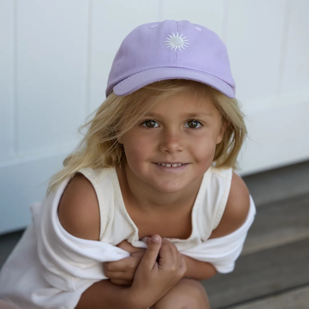 Matching Sun Cap - Lilac