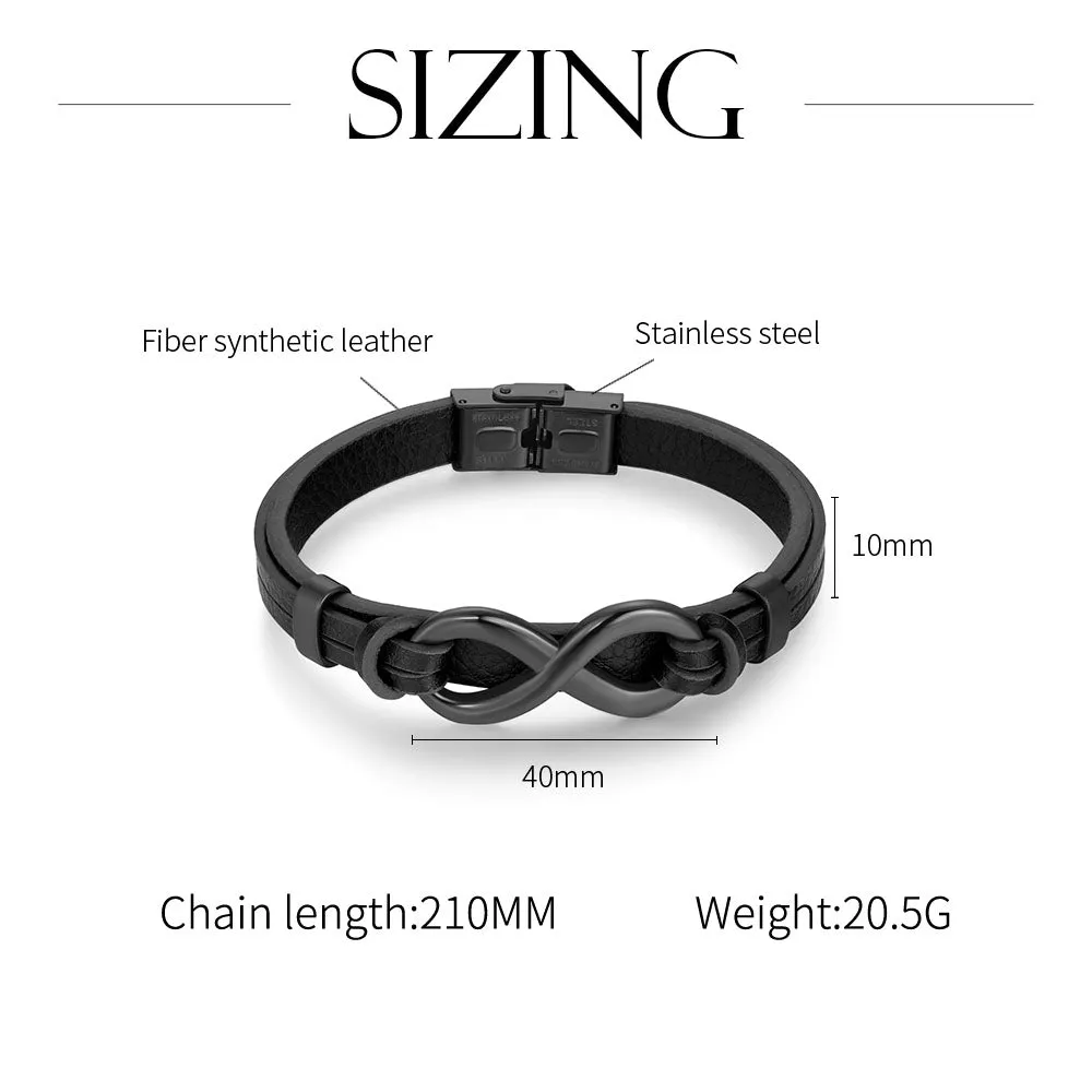 Men's chosen bracelet - black