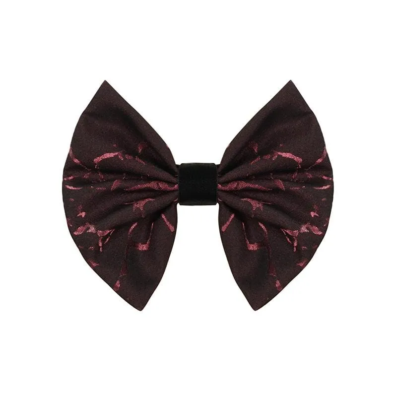 Men's Gothic Bowknot Necktie Red