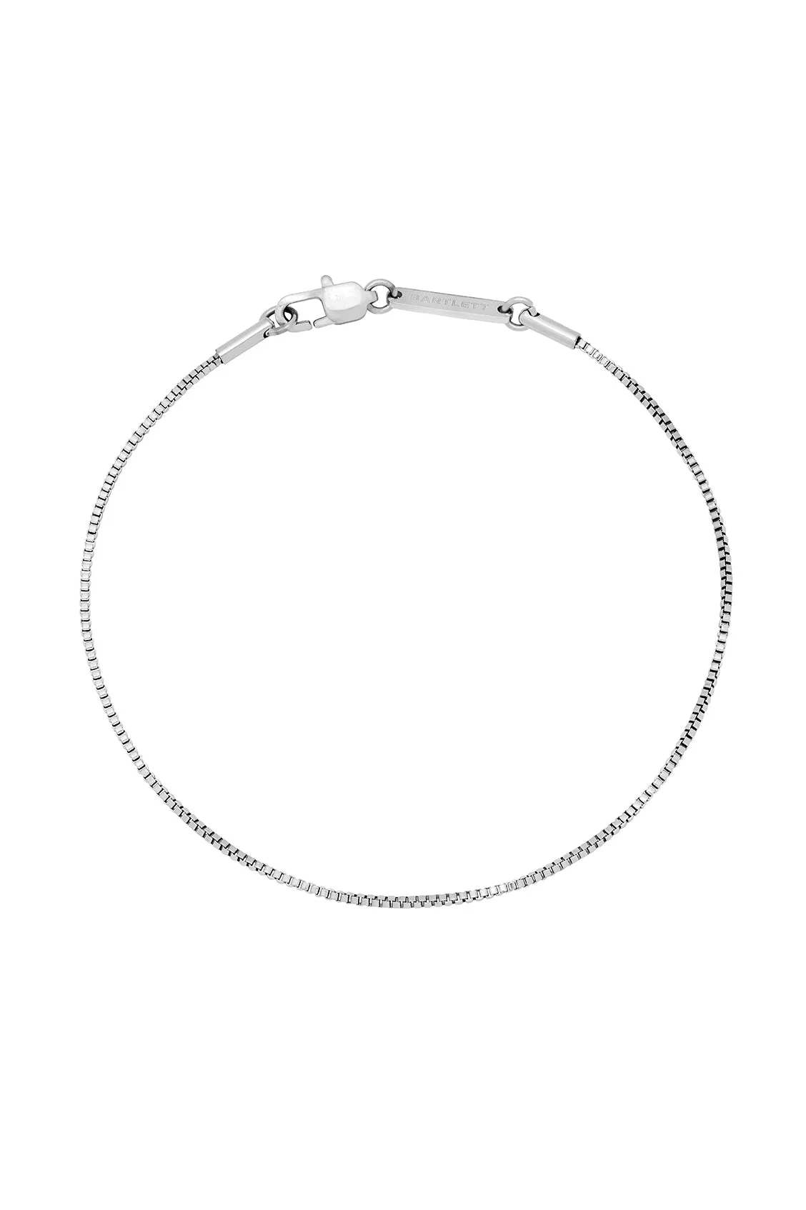 Mens Thin Box Chain Bracelet
