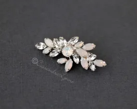 Mini Opal Bridal Hair Clip