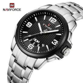 NAVIFORCE 9215S Brand New Original Watches For Men Business Classic Stainless Steel Waterproof Wristwatches Male Fashion Sports Clock