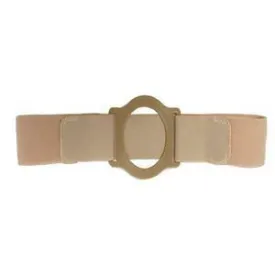Nu-Comfort 2" Wide Beige Support Belt Large Oval, Ring Plate 41" - 46" Waist X-Large, Latex-Free