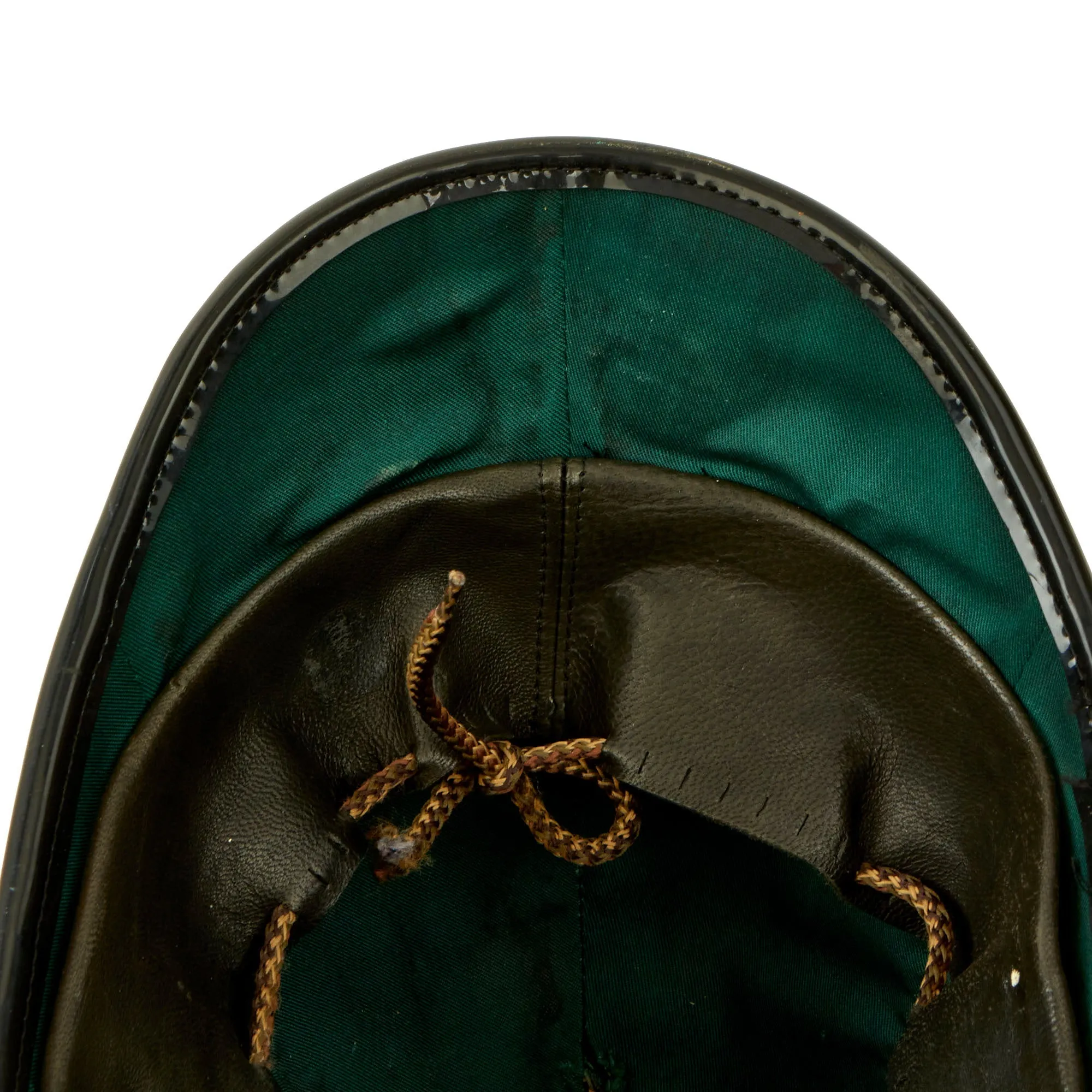 Original British Mid 20th Century Duke of Edinburgh’s Royal Regiment Officer Blue Cloth Spike Dress Helmet