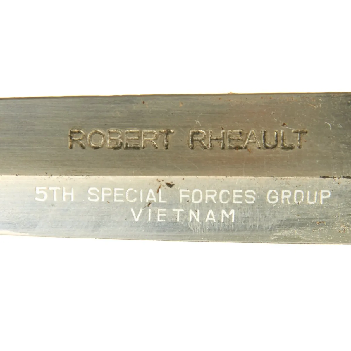 Original U.S. Vietnam War Green Beret Colonel Robert Rheault Named Fairbairn-Sykes Knife Grouping