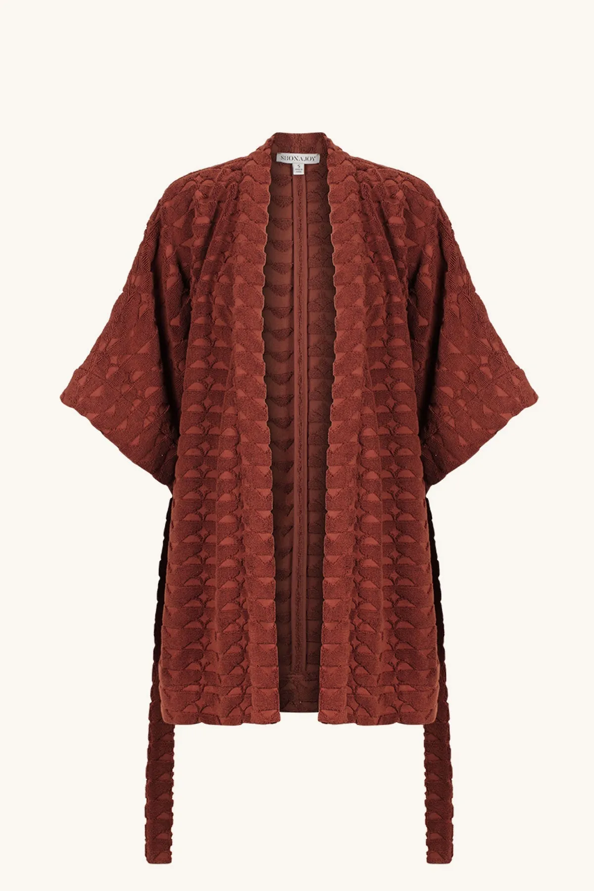 PAULINE TERRY ROBE - COGNAC