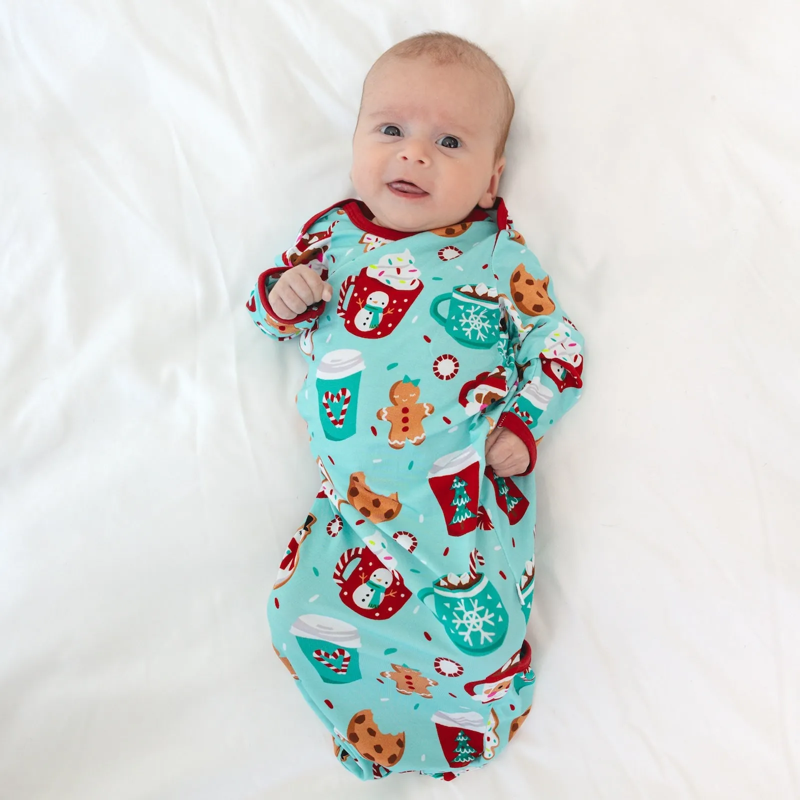 Peppermint Mocha Infant Gown
