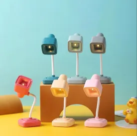 Retro Style Mini Square Desk Lamp.