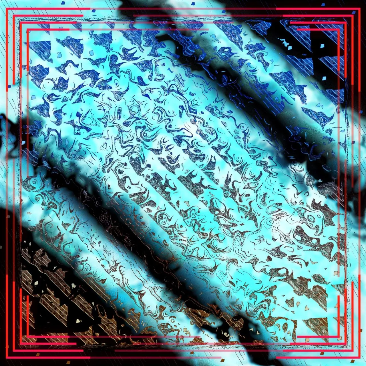 Silk Crepe Scarf, MARE Collection