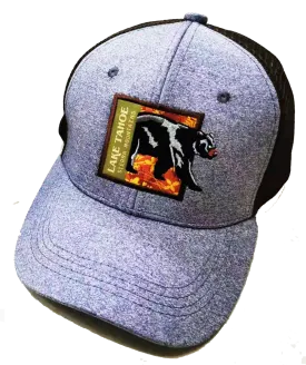Souvenir Ball Cap Square Bear & Paw Patch, Lake Tahoe