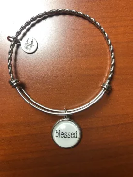 Stainless Steel Braided Blessed Bracelet