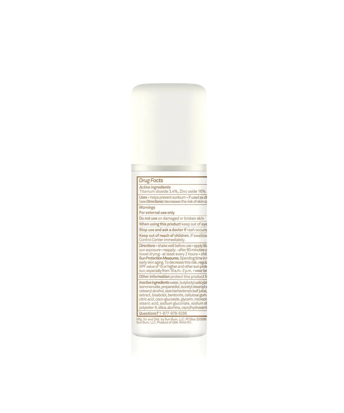 Sun Bum Mineral SPF 50 Sunscreen Roll-On Lotion