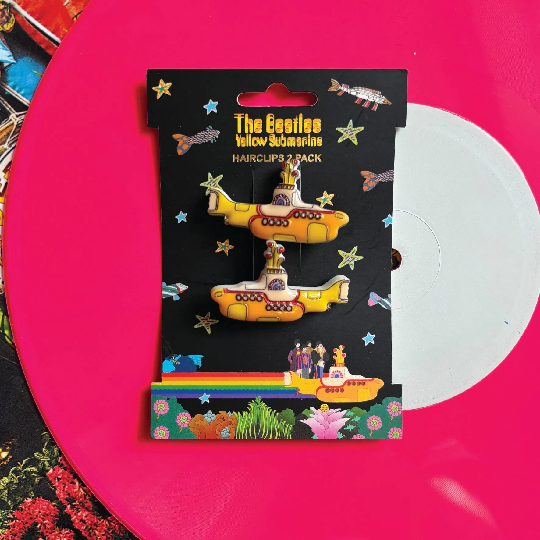 The Beatles Yellow Submarine Hairclips
