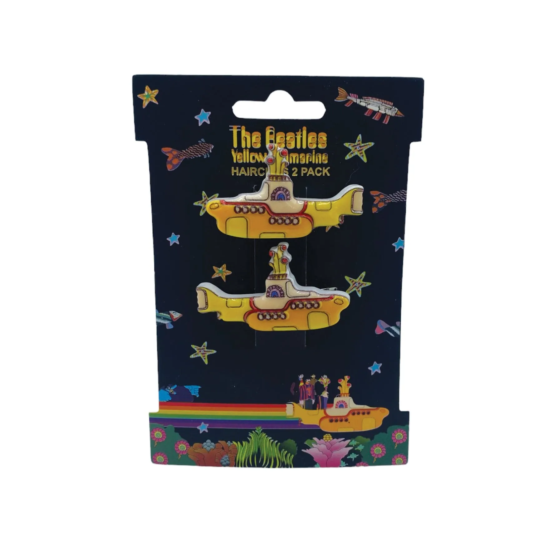The Beatles Yellow Submarine Hairclips