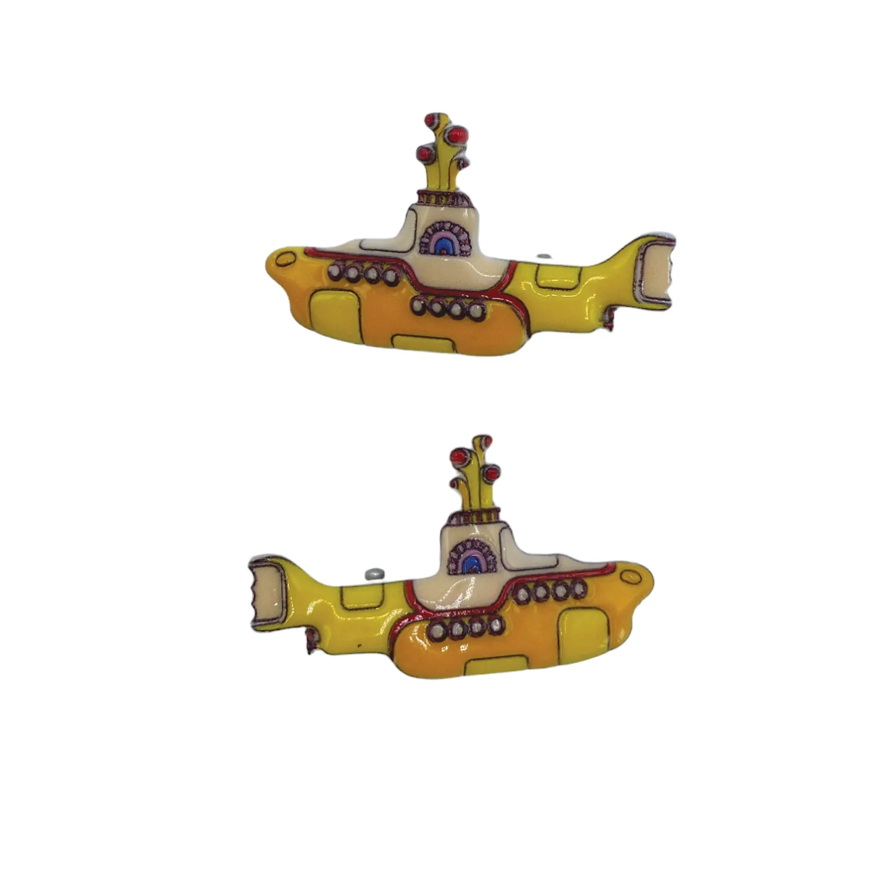 The Beatles Yellow Submarine Hairclips