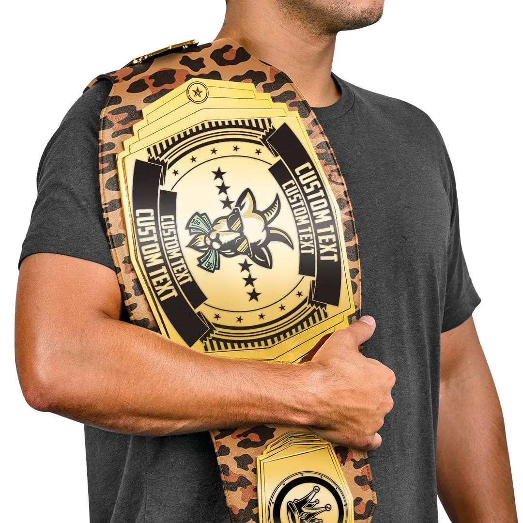 The G.O.A.T. 6lb Customizable Championship Belt