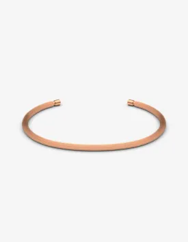 The Line Cuff, Polished Rose Gold