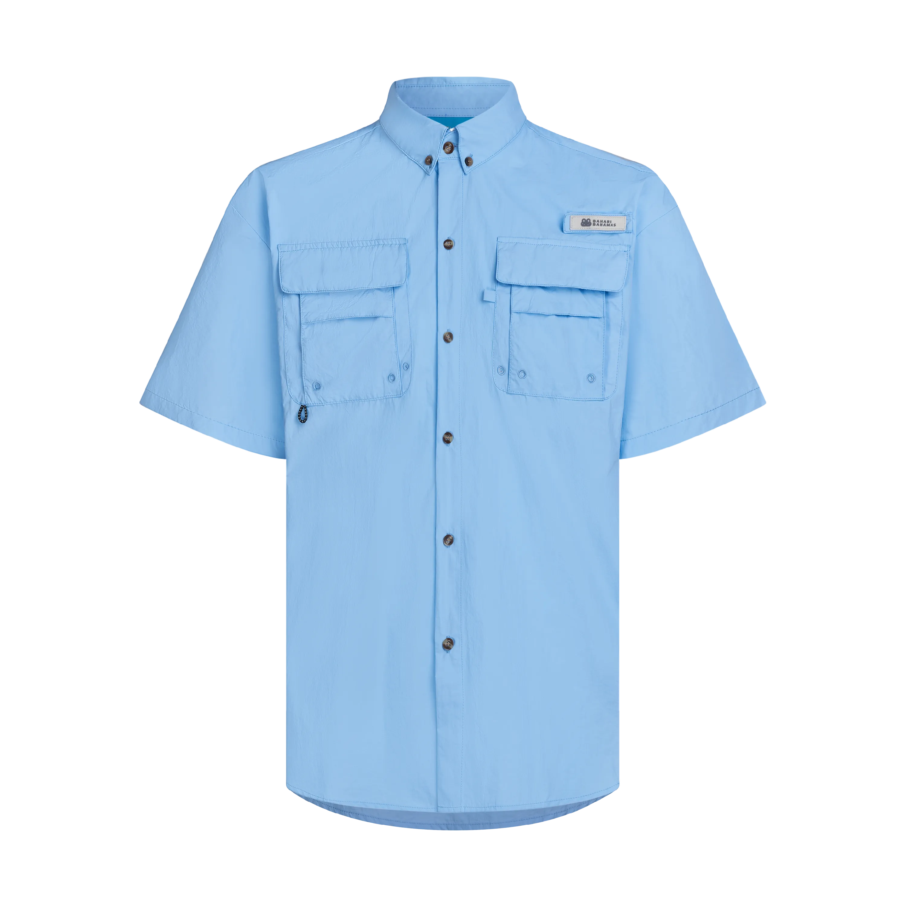 THE SPF BAHAMIANO SHIRT SHORT SLEEVE -SKY