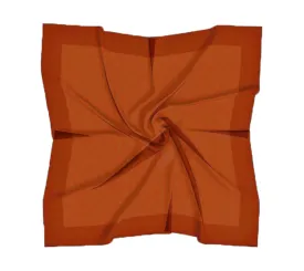 Tuscan Tangerine Satin Scarf