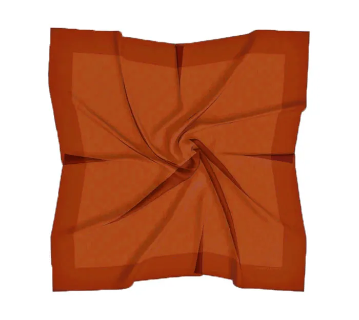 Tuscan Tangerine Satin Scarf