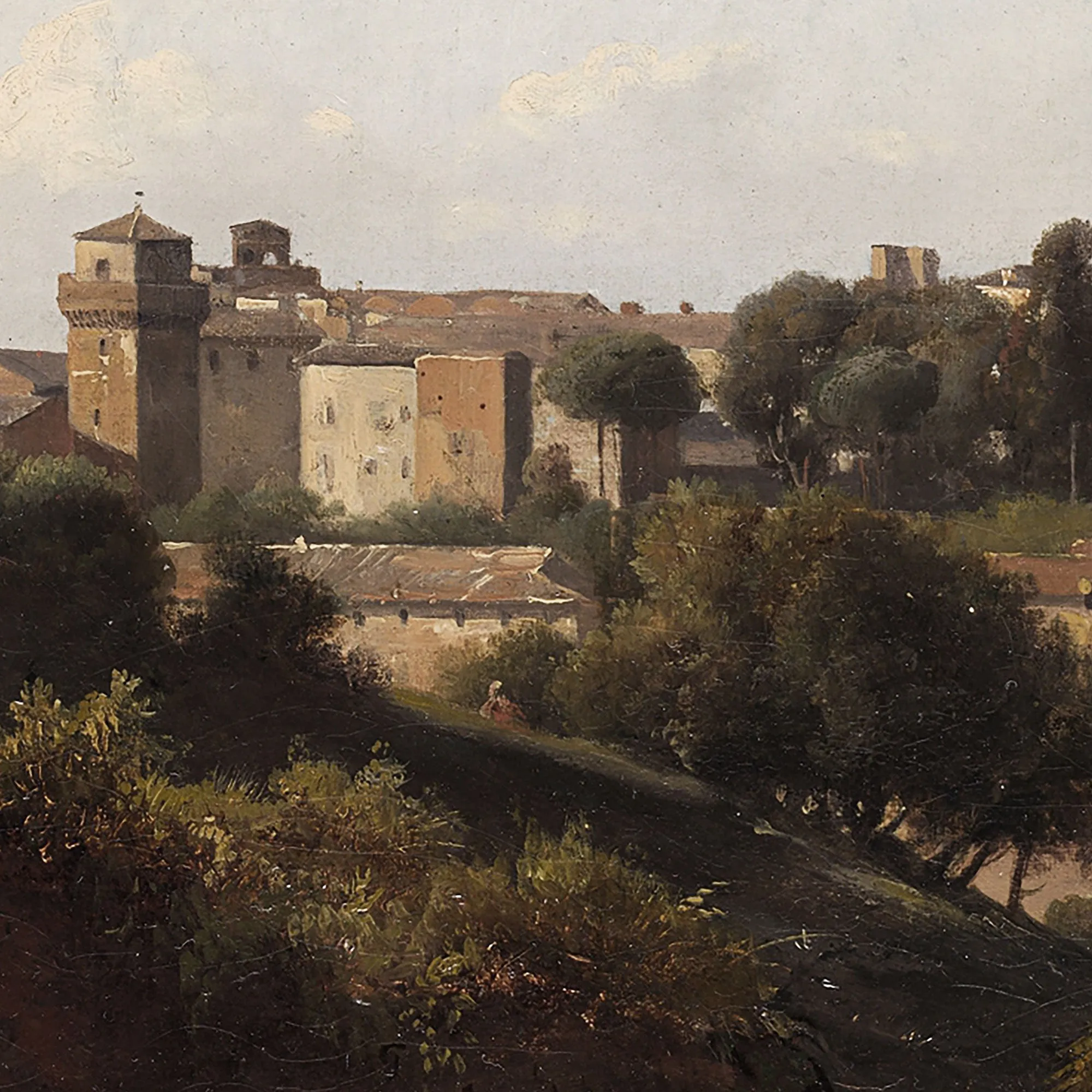 View of Ancient Rome - Vintage Art