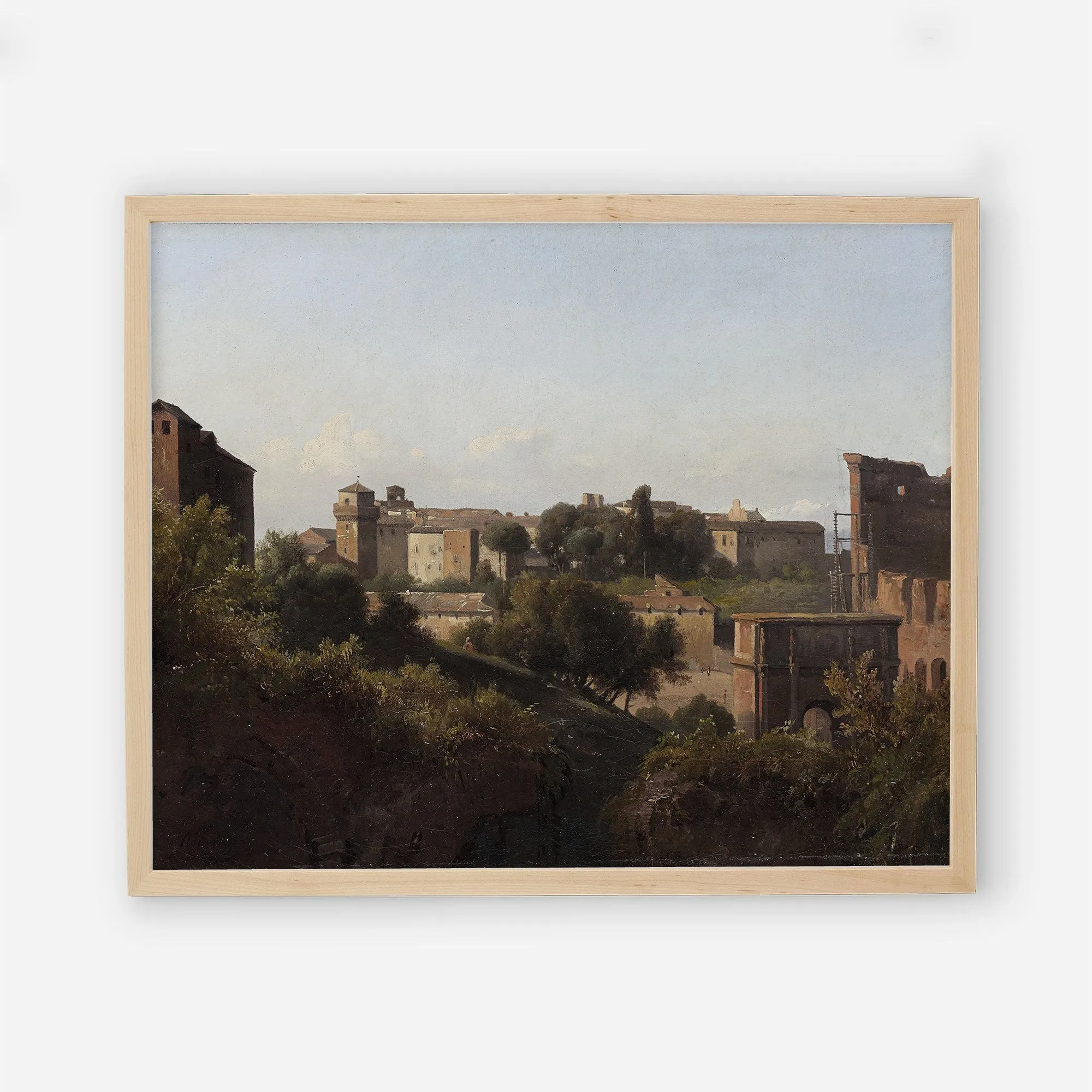 View of Ancient Rome - Vintage Art
